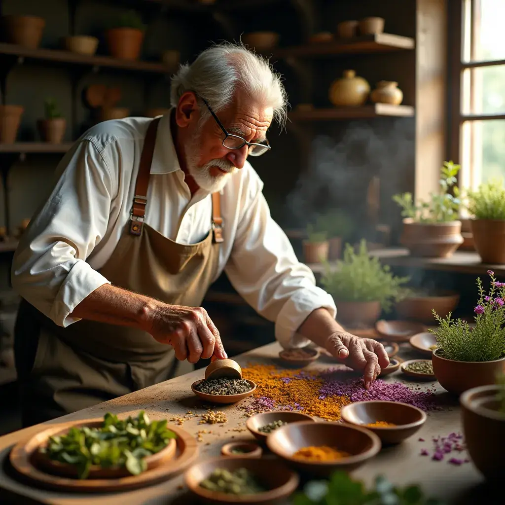 Tradicionális magyar tea elkészítése forró vízben